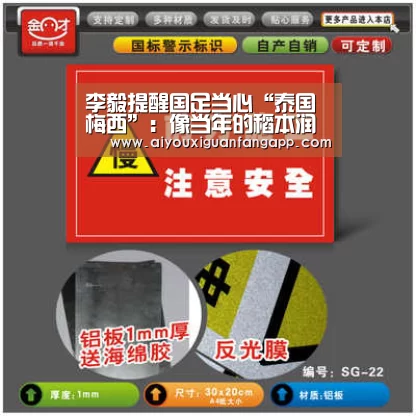李毅提醒国足当心“泰国梅西”:像当年的稻本润一:爱游戏体育(图3) 爱游戏体育