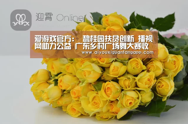 爱游戏官方:
碧桂园扶贫创新 播视网助力公益 广东乡村广场舞大赛收官(图4) 爱游戏电竞